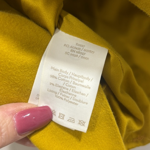 Boden Dorchester skirt in Mustard - NWT - size 4 - Picture 4 of 6